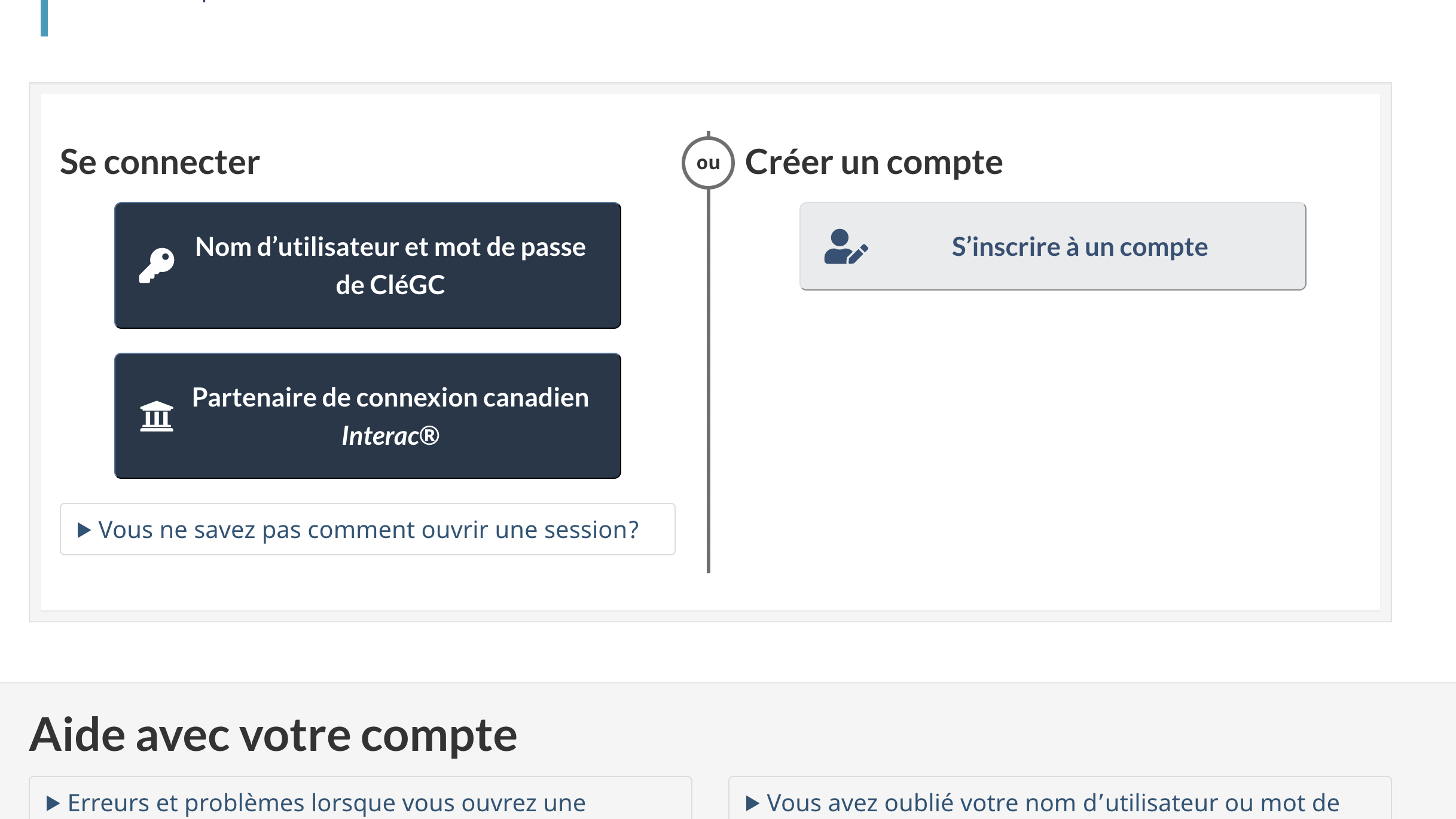 site de l'immigration canadienne, IRCC